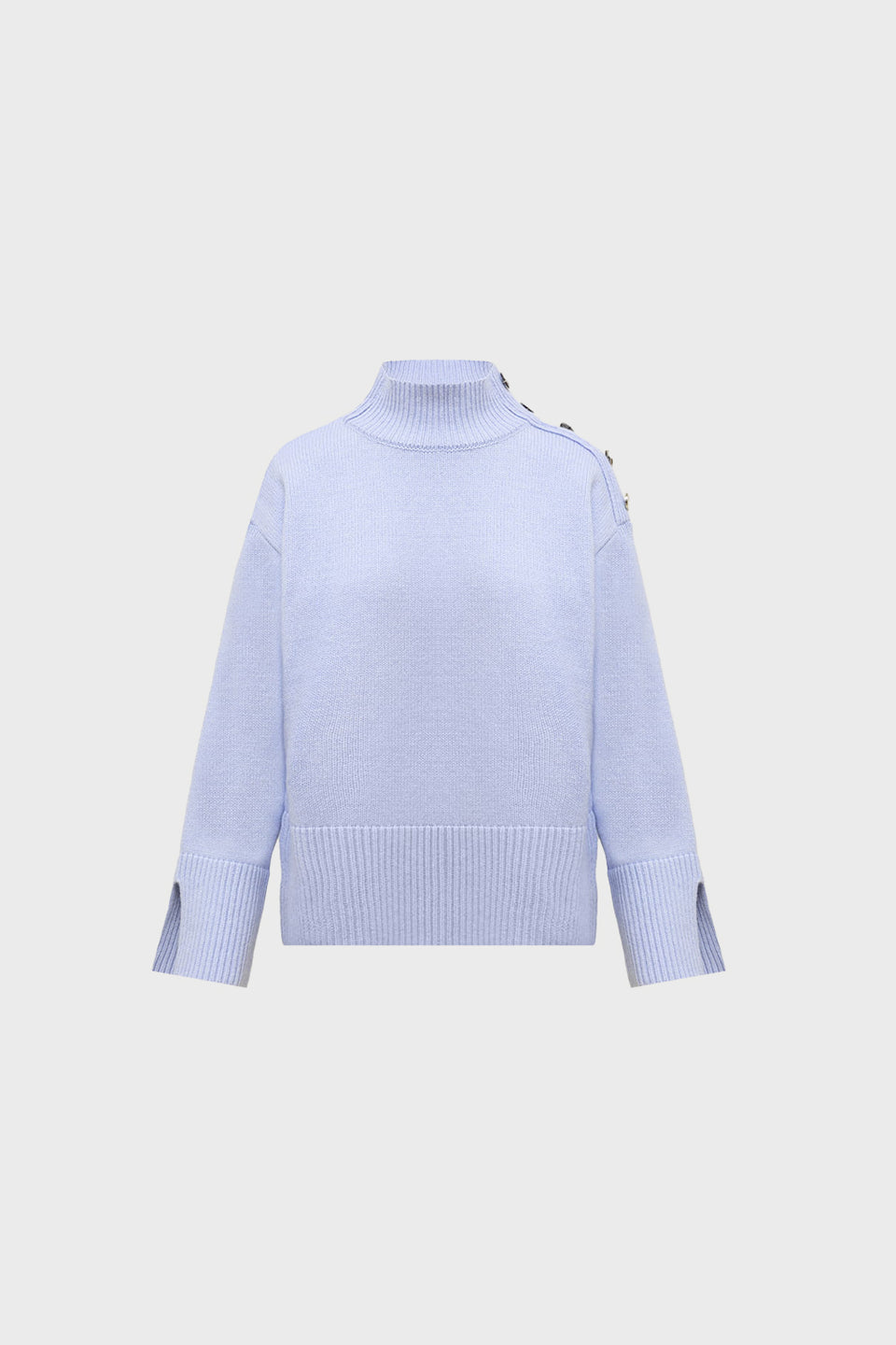 Miss Buttoned Light Blue T-shirt
