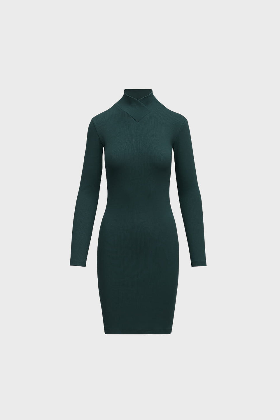 Miss Gracious Bottle Green Dress