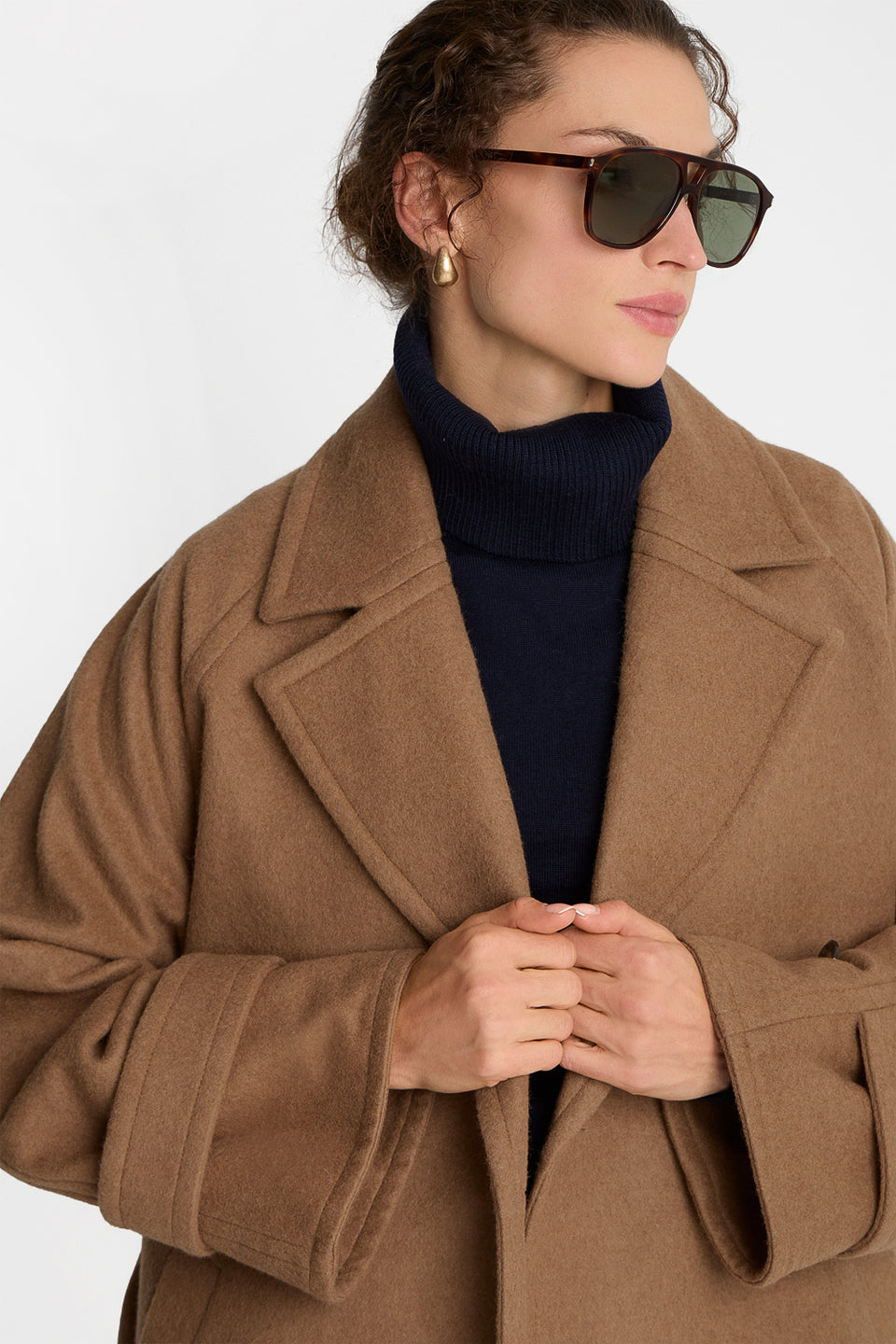 Miss Spacious Camel Coat