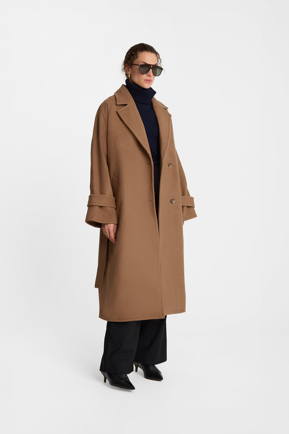 Miss Spacious Camel Coat