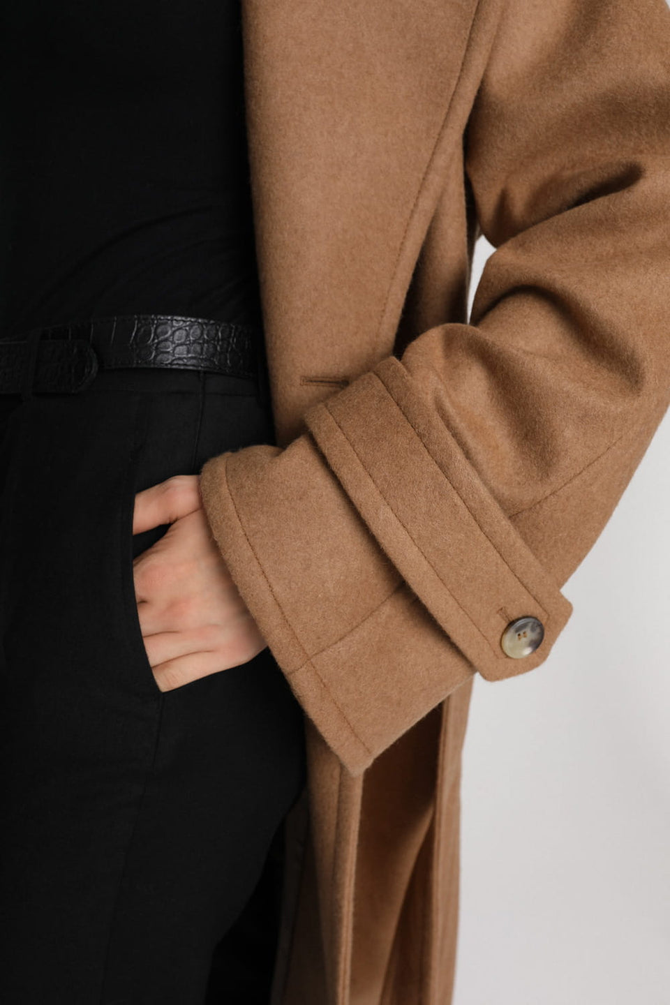 Miss Spacious Camel Coat
