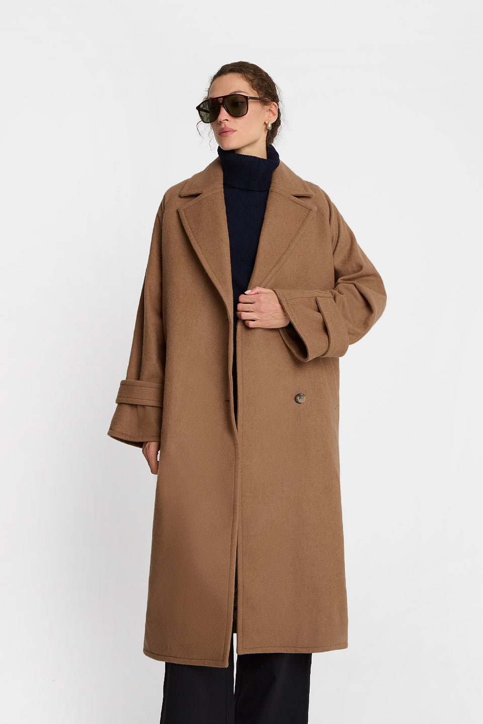 Miss Spacious Camel Coat