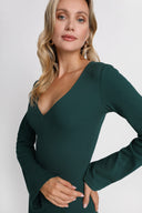 Sukienka Miss Contour Bottle Green