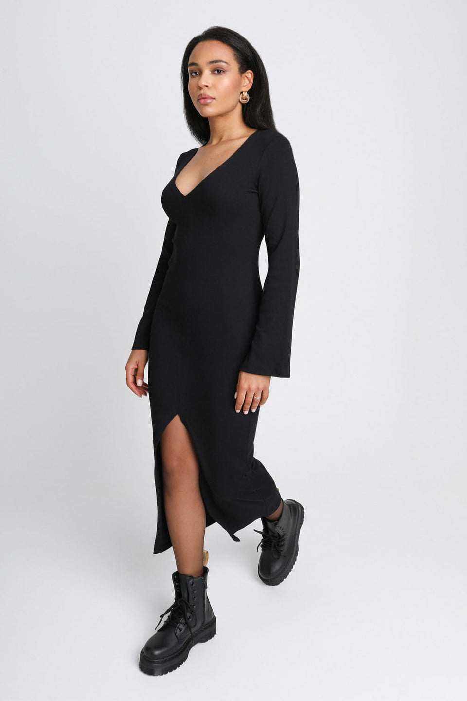 Miss Contour Black Dress