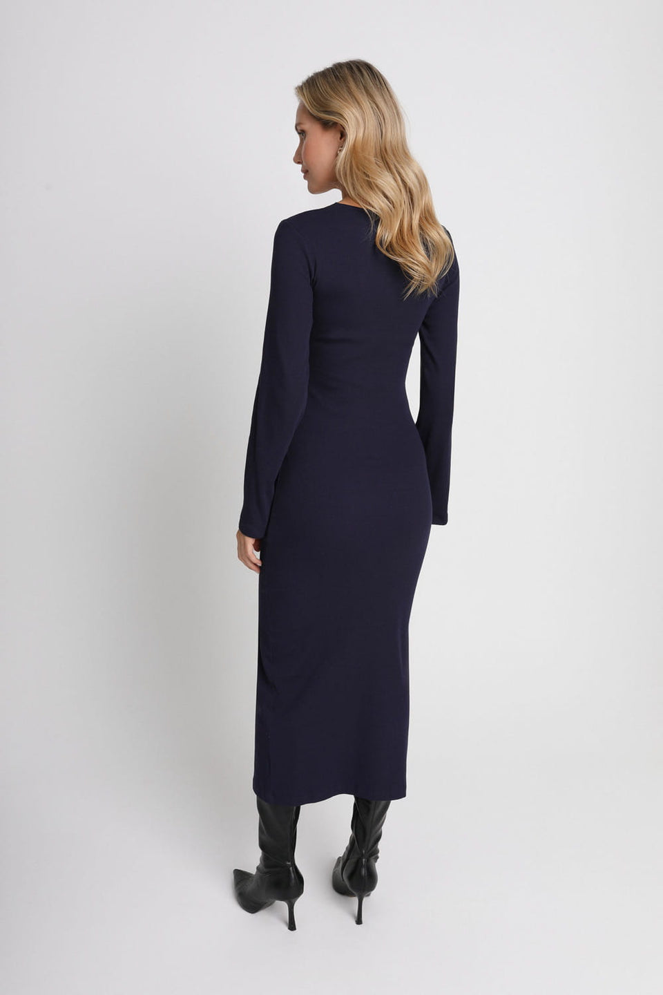 Miss Contour Navy Dress