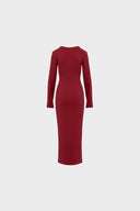 Sukienka Miss Contour Wine Red