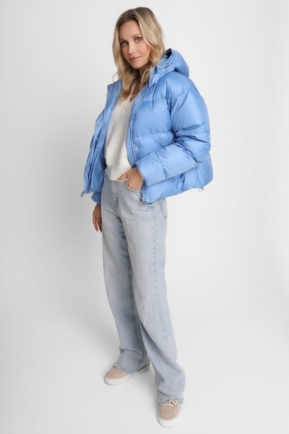 Miss Puffy Light Blue Jacket