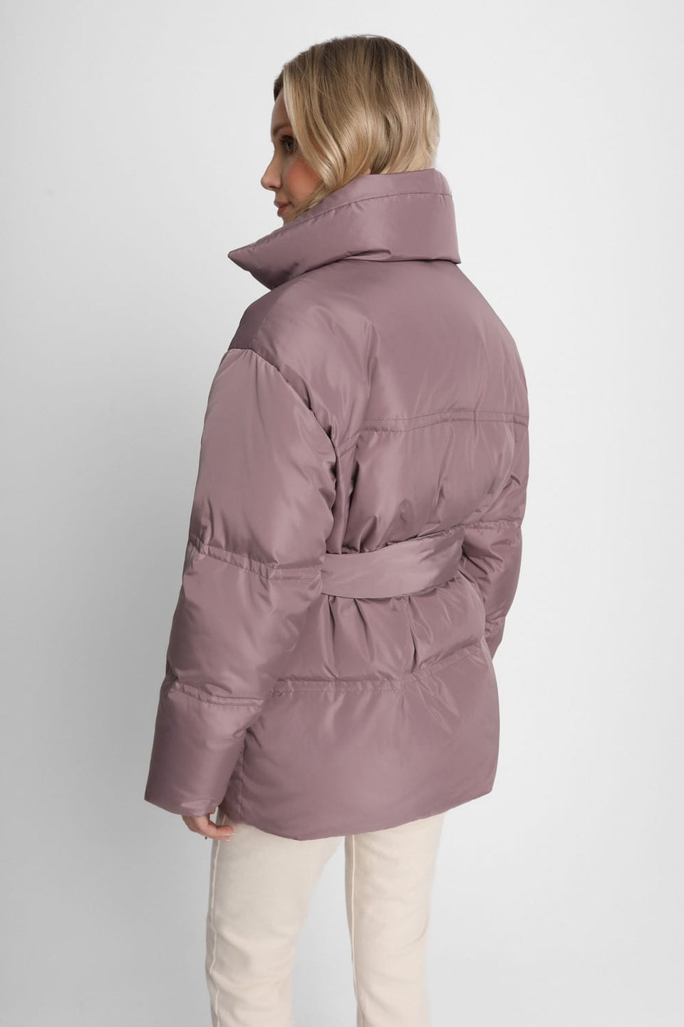 Miss Belted Mauve Jacket