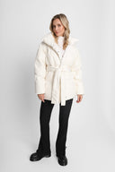 Kurtka Miss Belted Cream
