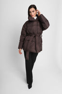 Kurtka Miss Belted Chocolate