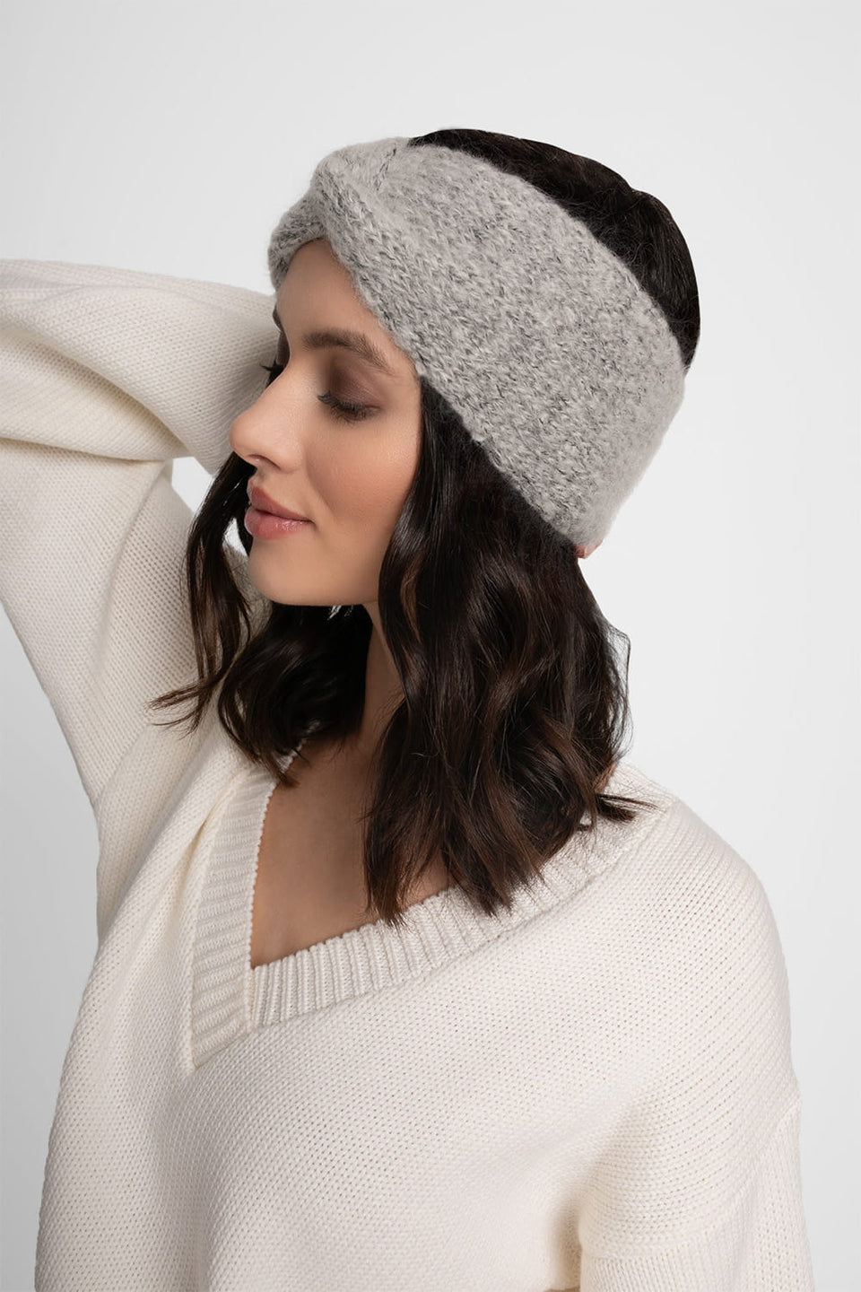 Miss Snug Melange Grey Headband