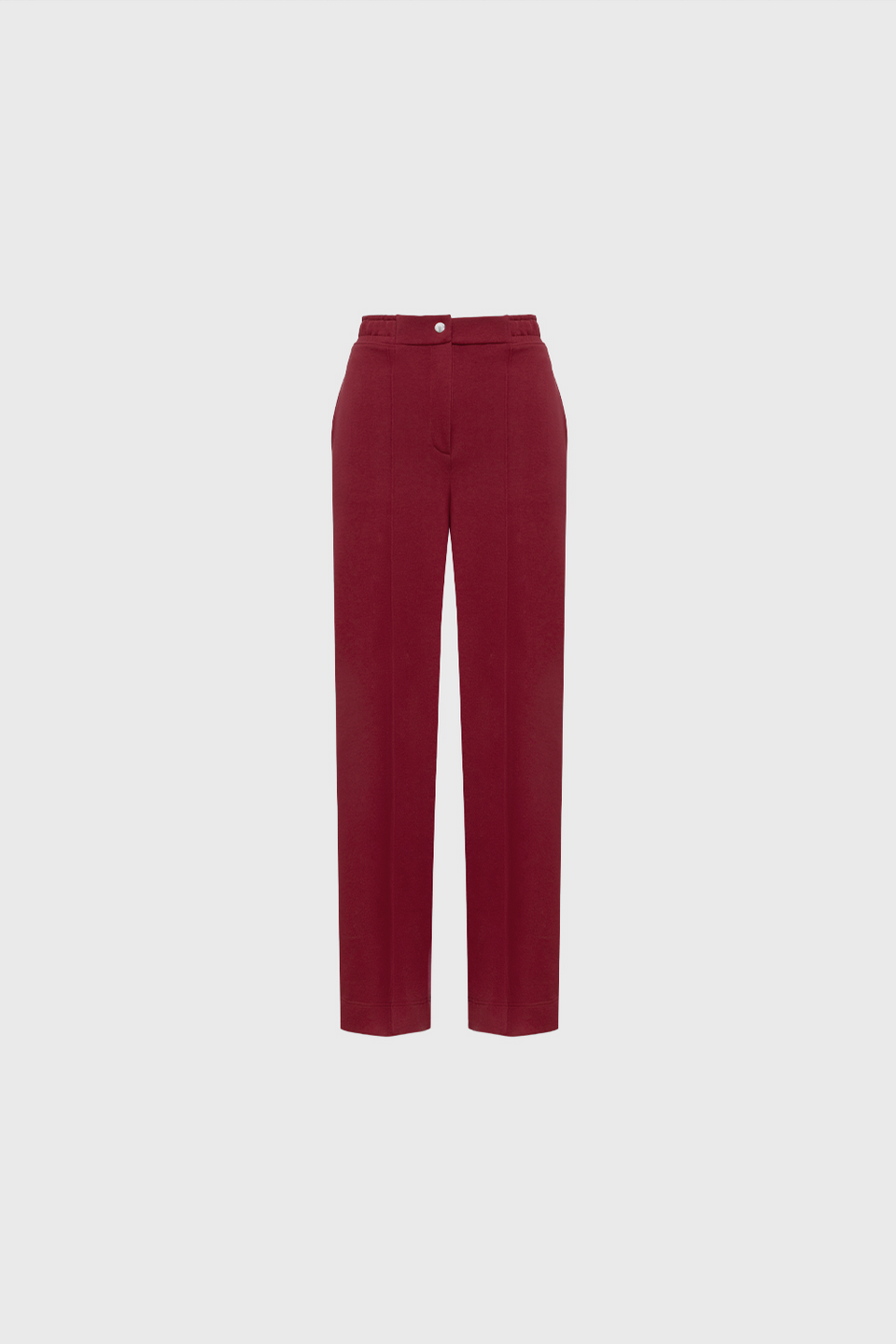 Miss Smooth Wine Red Trousers