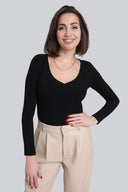 Longsleeve Miss Womanly Black
