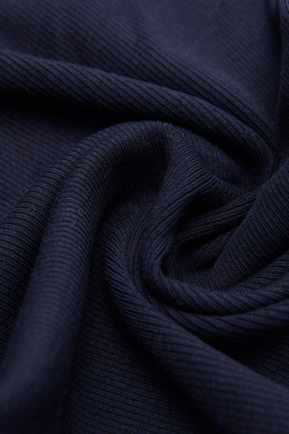 Miss Womanly Navy Long-Sleeved Top
