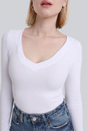 Longsleeve Miss Womanly White