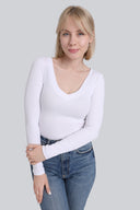 Longsleeve Miss Womanly White