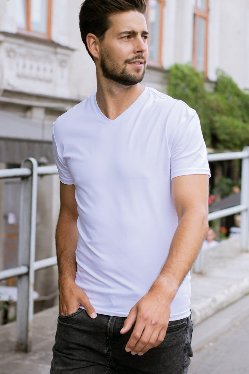 T-shirt Mr Basic White
