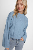 Sweter Miss Delightful Light Blue