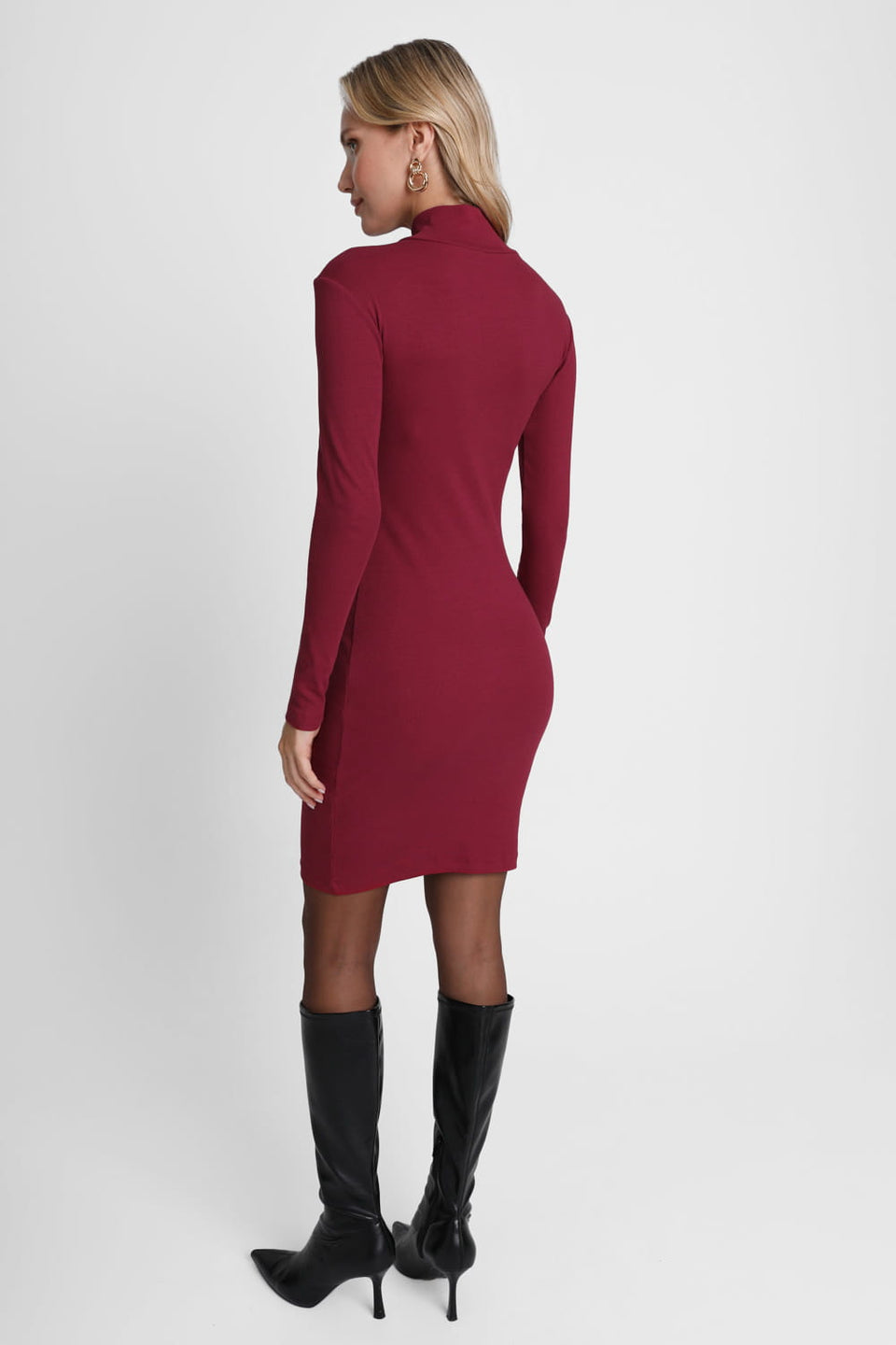 Miss Gracious Wine Red Dress