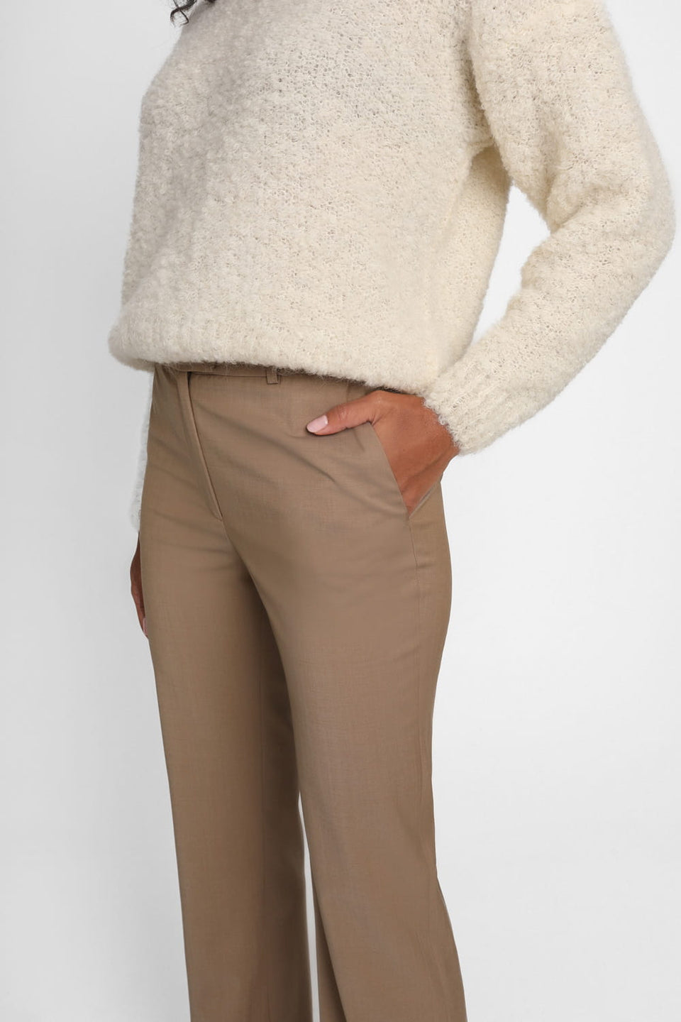 Miss Minimal Beige Trousers