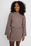 Sweter Miss Delightful Taupe
