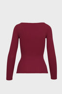 Longsleeve Miss Delicate Wine Red