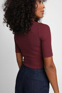 T-shirt Miss Lovable Burgundy