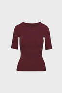 T-shirt Miss Lovable Burgundy
