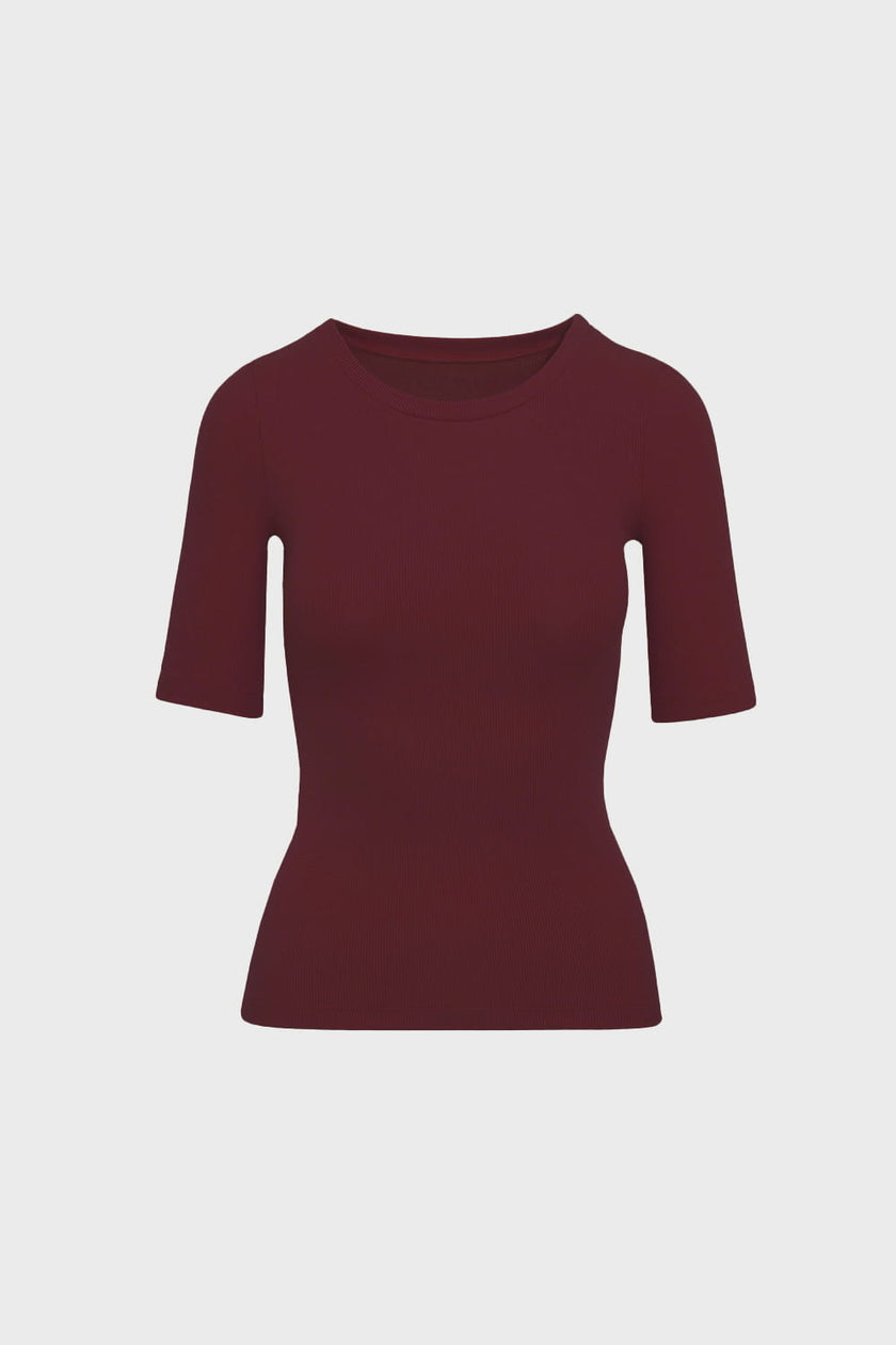 Miss Lovable Burgundy T-shirt