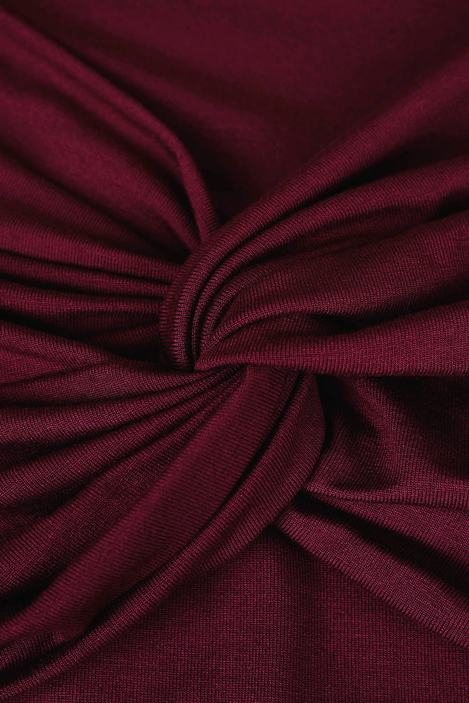 Longsleeve Miss Draped Burgundy