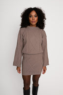 Sweter Miss Delightful Taupe