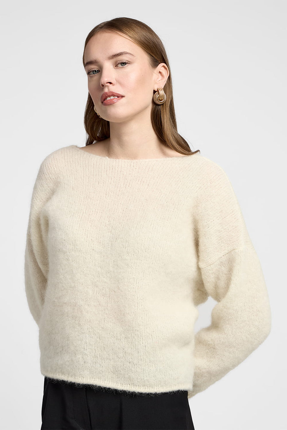 Miss Splendid Pullover in Off White
