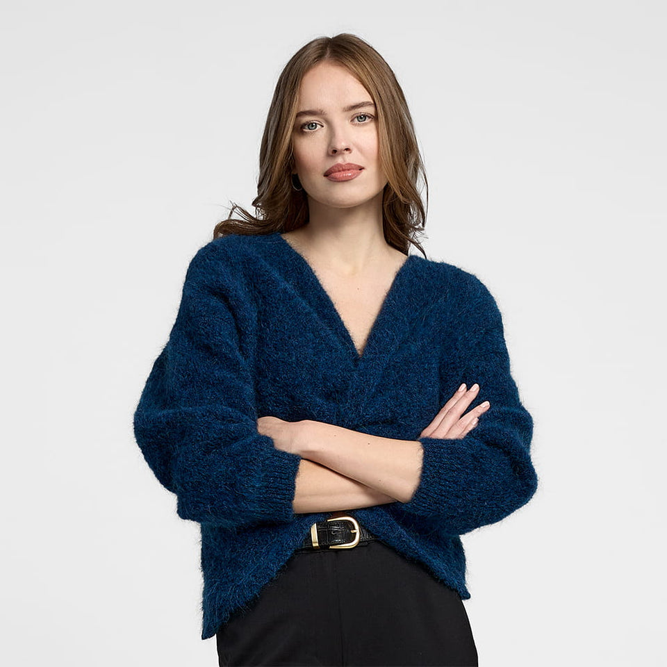 Miss Splendid Pullover in Vintage Blue