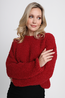 Sweter Miss Fluffy Wine Red