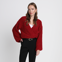Miss Stylish Wine Red Jumper