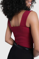 Top Miss Classy Wine Red
