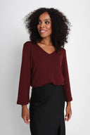 Longsleeve Miss Keen Burgundy