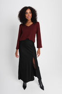 Longsleeve Miss Keen Burgundy