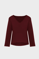 Longsleeve Miss Keen Burgundy