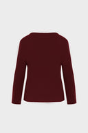 Longsleeve Miss Keen Burgundy