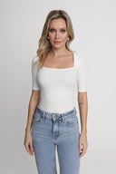 T-shirt Miss Caro Off White
