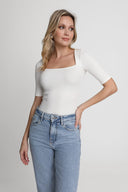 T-shirt Miss Caro Off White