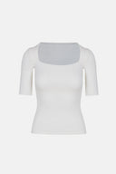 T-shirt Miss Caro Off White