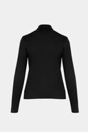 Longsleeve Polo Miss Merino Black