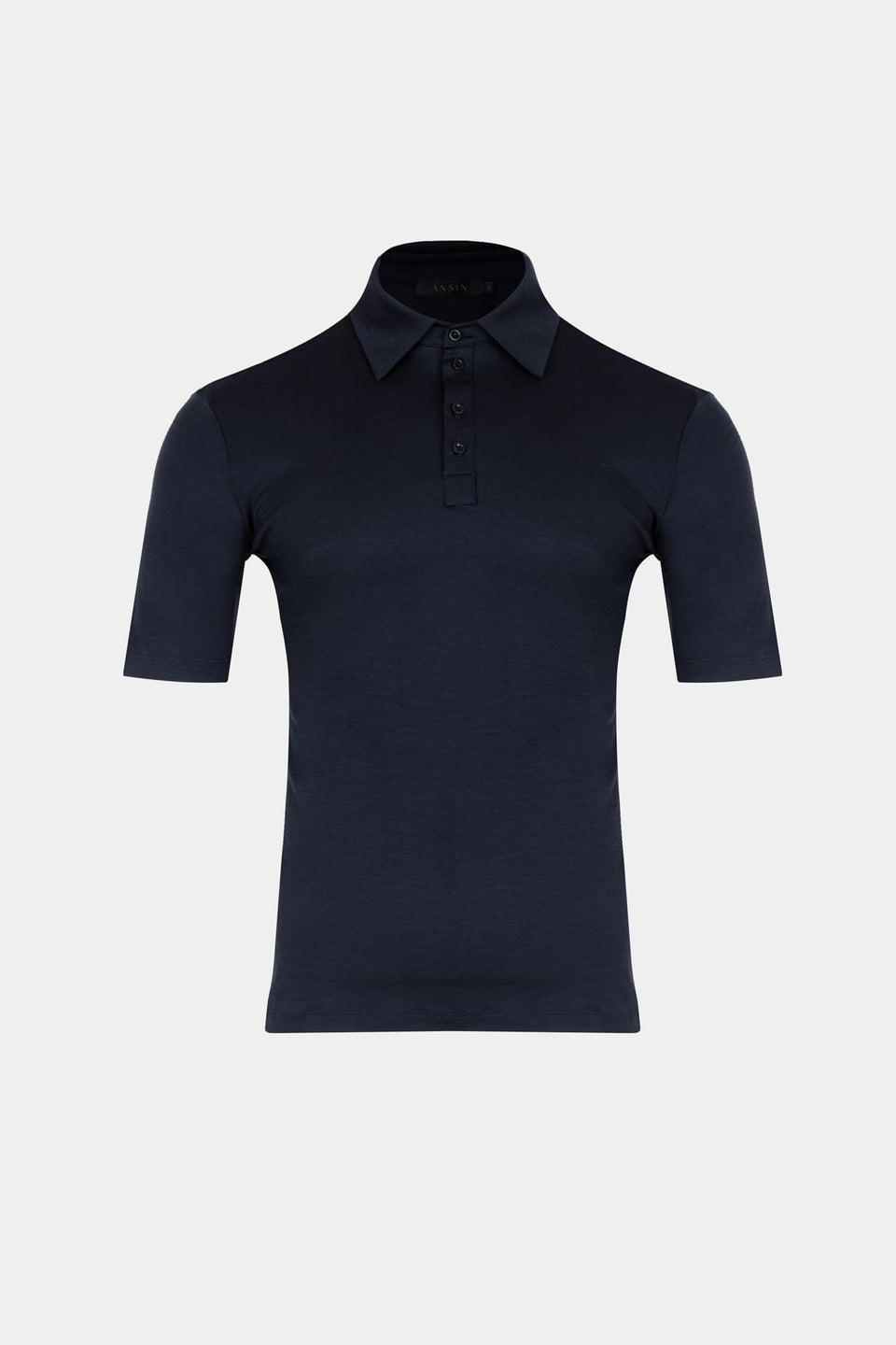Mr Merino Navy Polo Shirt