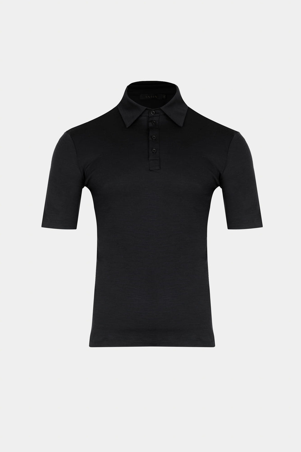 T-shirt Polo Mr Merino Black