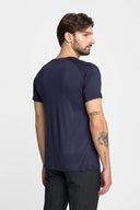 T-shirt Mr Merino Navy