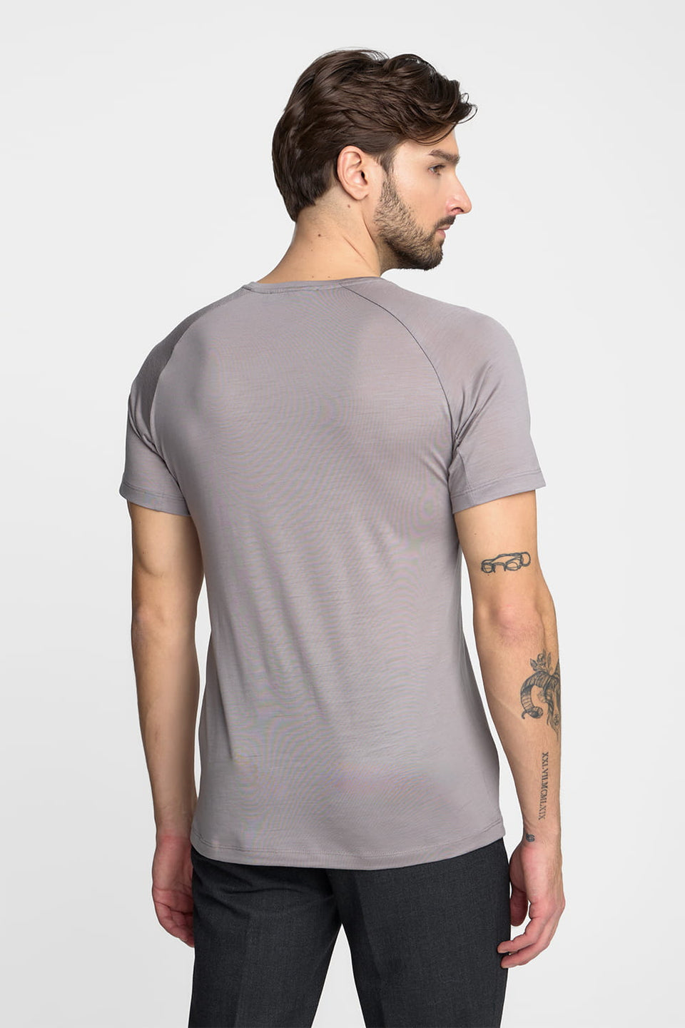 T-shirt Mr Merino Grey