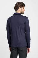 Longsleeve Polo Mr Merino Navy