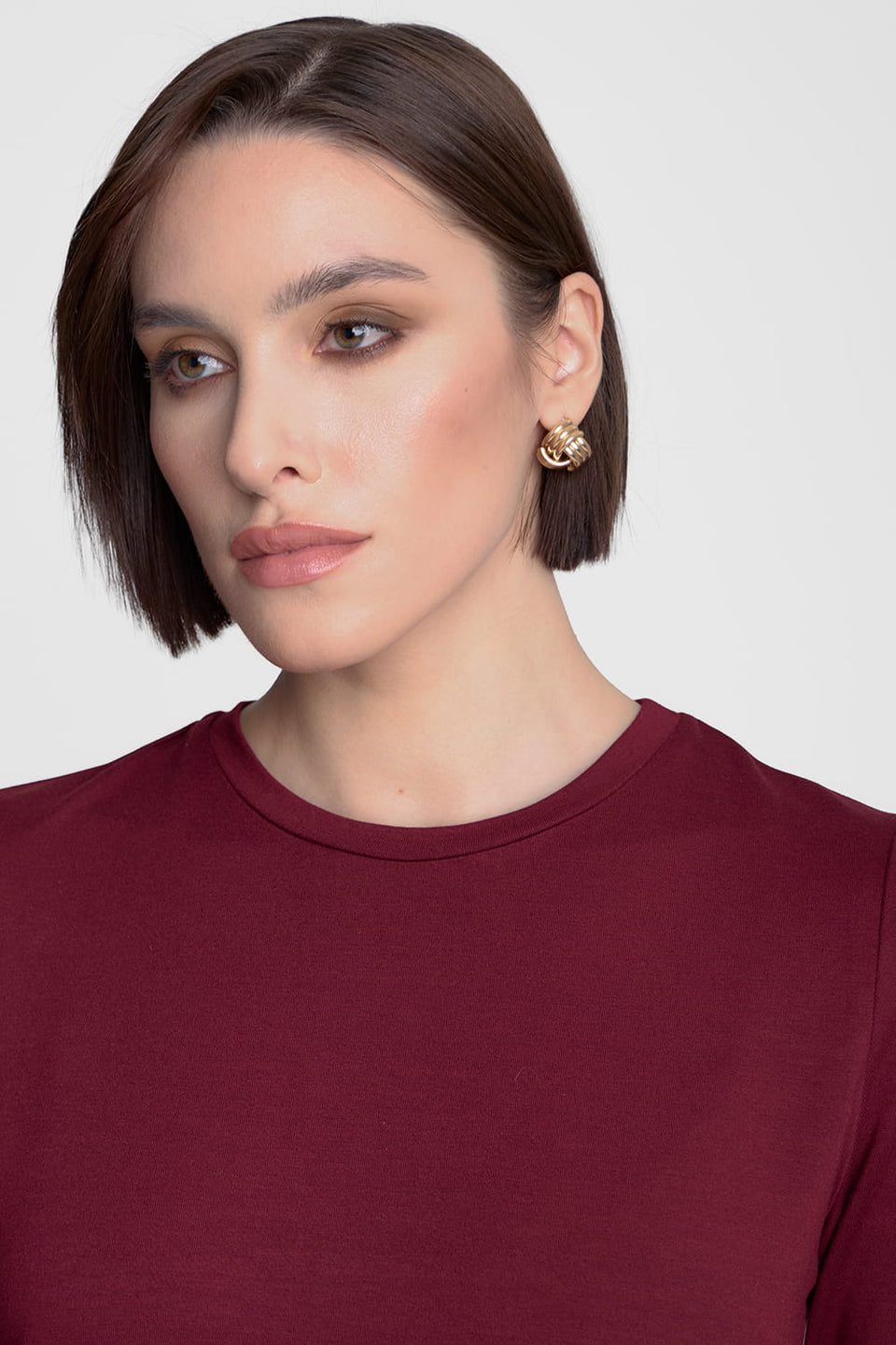 Miss Everyday Burgundy T-shirt